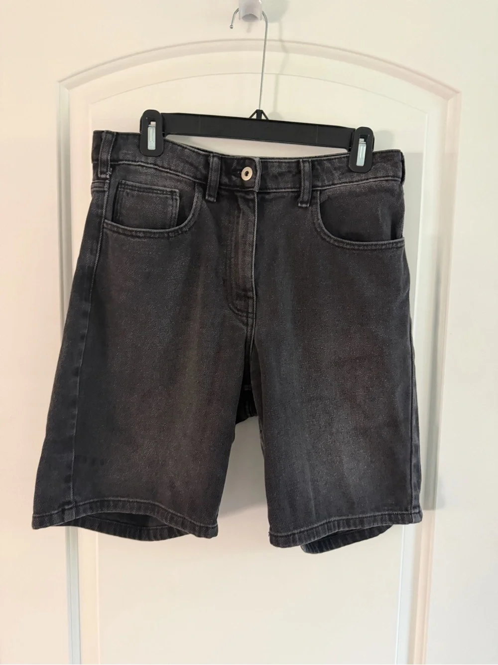 Women’s Black Denim Shorts